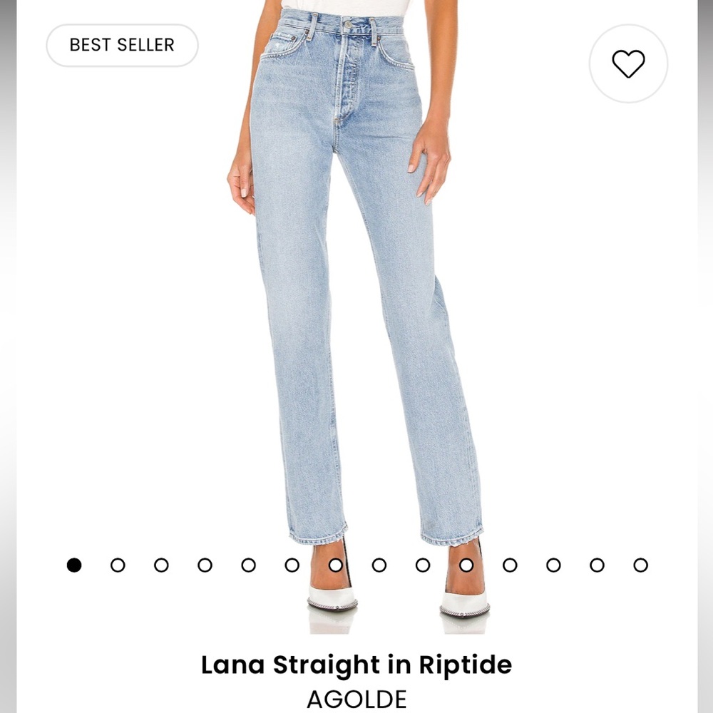 AGOLDE Lana Straight jeans